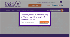 Desktop Screenshot of familiesinschools.org